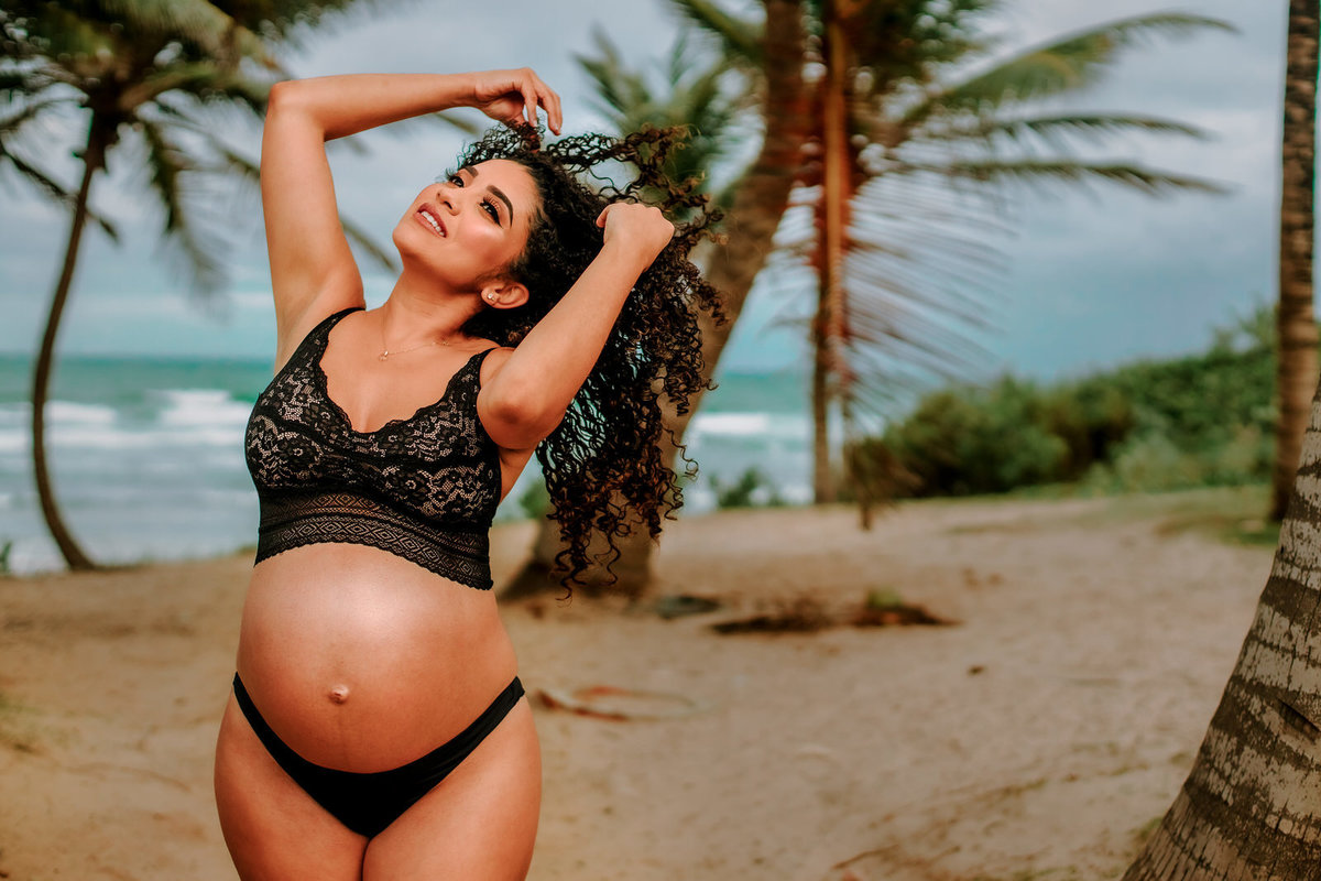 Thiago Rosarii - Fotos de Gestante - Ensaio de Gravdez - Vanessa Borges - Salvador e Arembepe