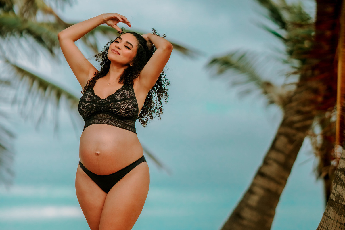 Thiago Rosarii - Fotos de Gestante - Ensaio de Gravdez - Vanessa Borges - Salvador e Arembepe