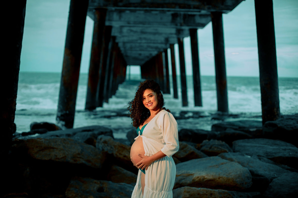 Thiago Rosarii - Fotos de Gestante - Ensaio de Gravdez - Vanessa Borges - Salvador e Arembepe