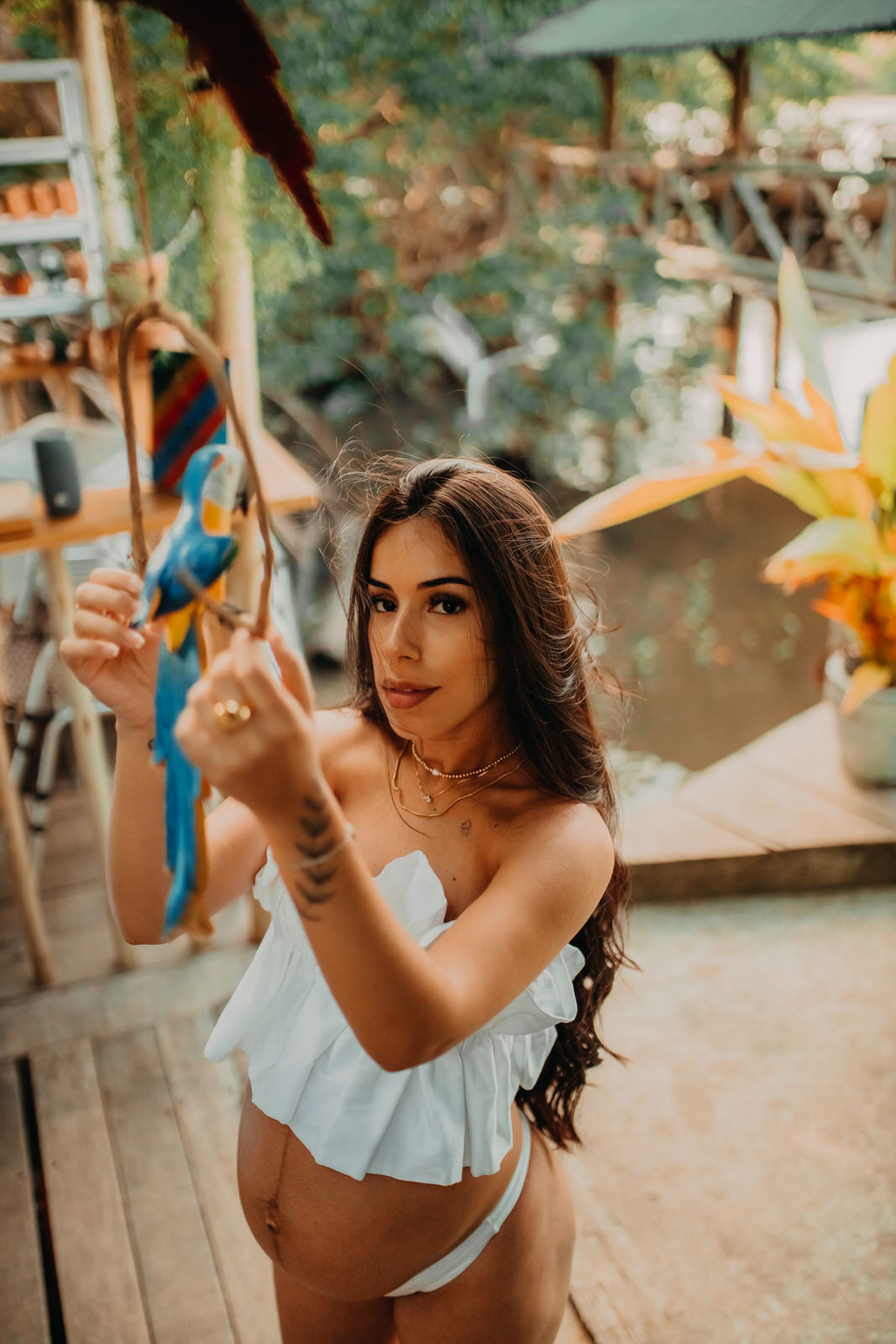 Thiago Rosarii - Vinny Nogueira - Micaele Nunes - Fotografia de Gestante - Itacimirim - Restaurante Manguezal - Praia -