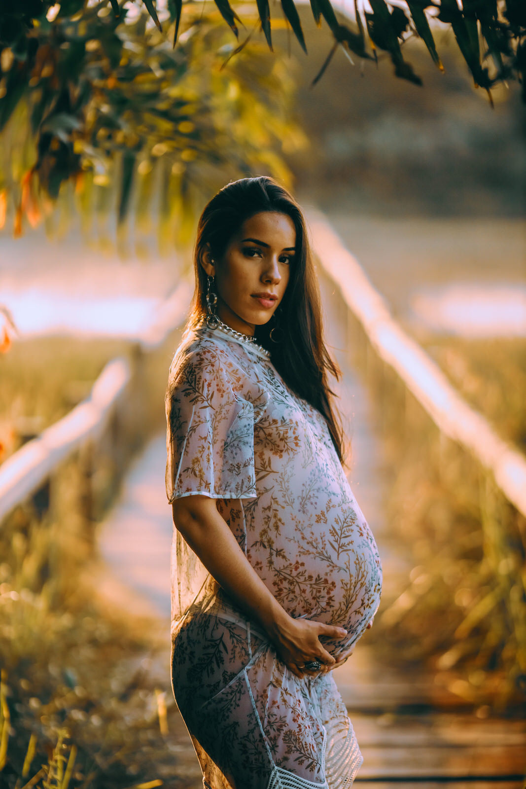 Thiago Rosarii - Vinny Nogueira - Micaele Nunes - Fotografia de Gestante - Itacimirim - Restaurante Manguezal - Praia -