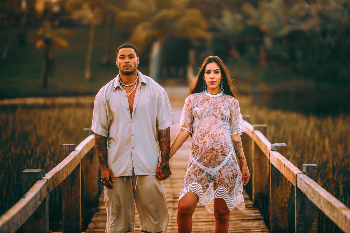 Thiago Rosarii - Vinny Nogueira - Micaele Nunes - Fotografia de Gestante - Itacimirim - Restaurante Manguezal - Praia -