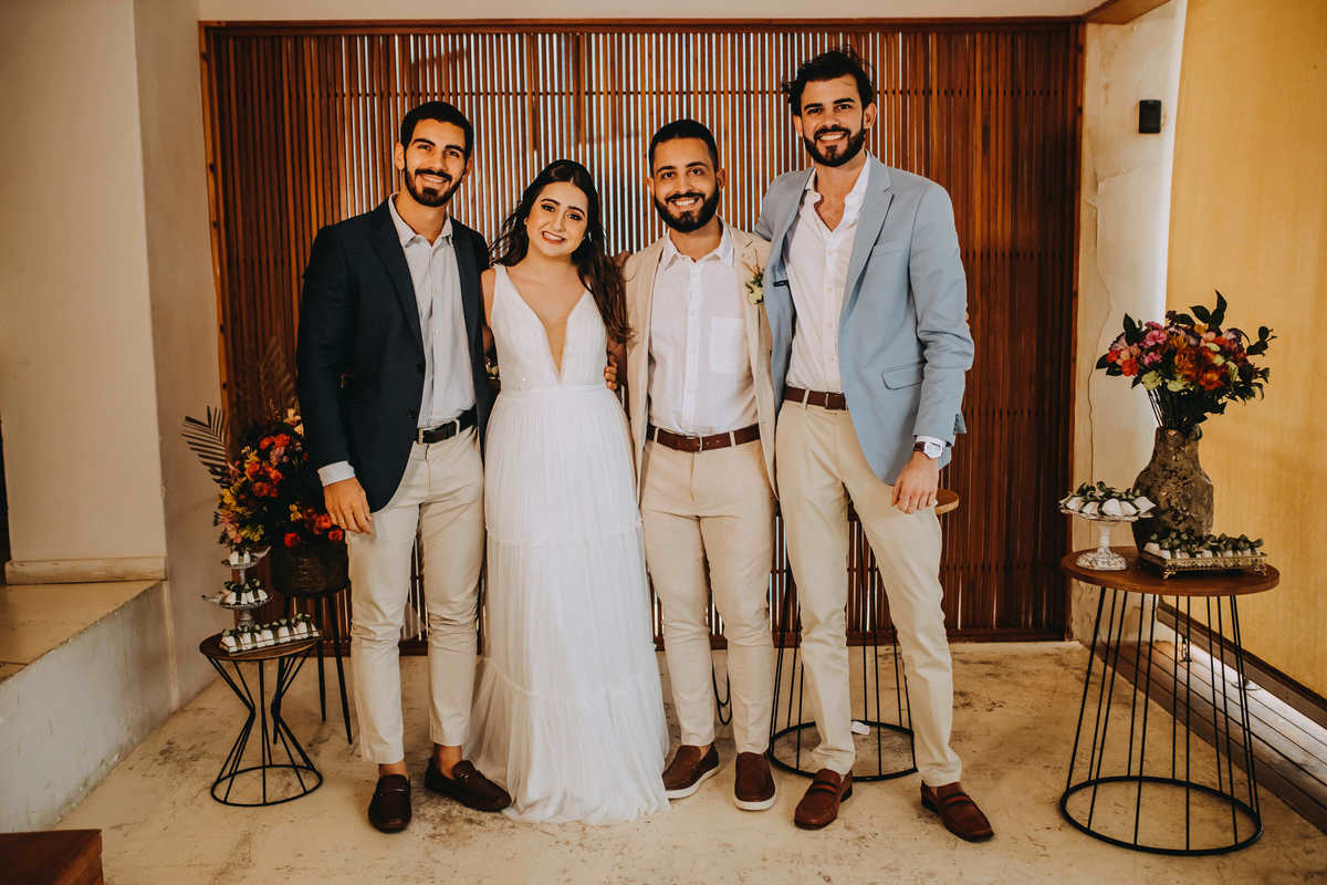 Viviane e Caio - Casamento - Blue Praia - Bar - Rio Vermelho - Salvador Bahia - Praia - Thiago Rosarii - Fotógrafo em Salvador