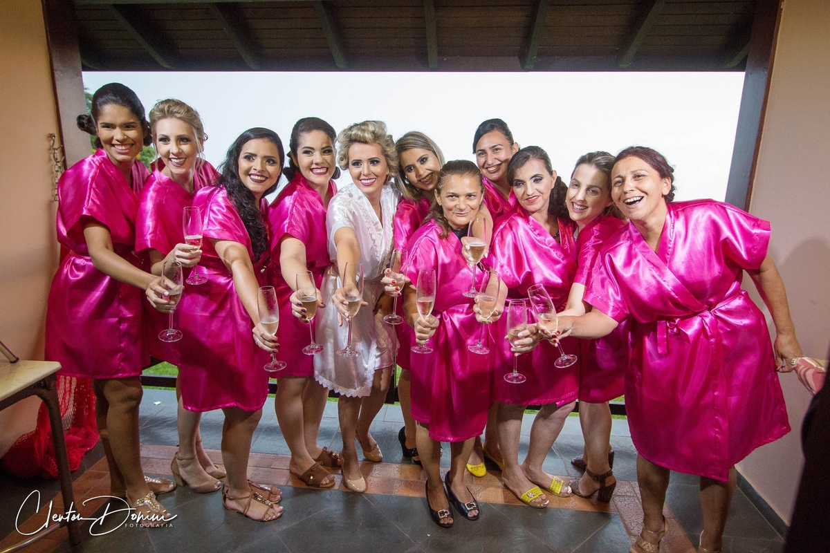 madrinhas da noiva em Chapada