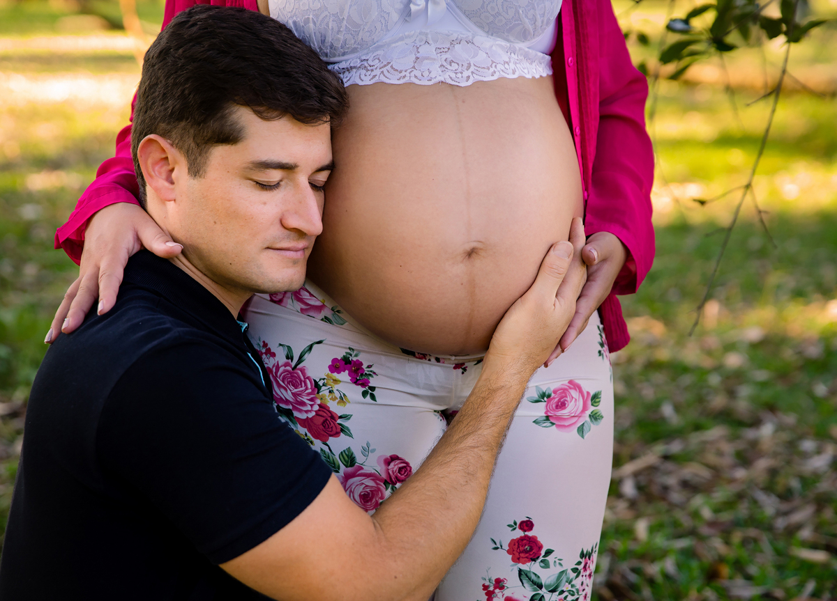 ensaio externo, ensaio gestante, gestação, filho, filha, família, três coroas