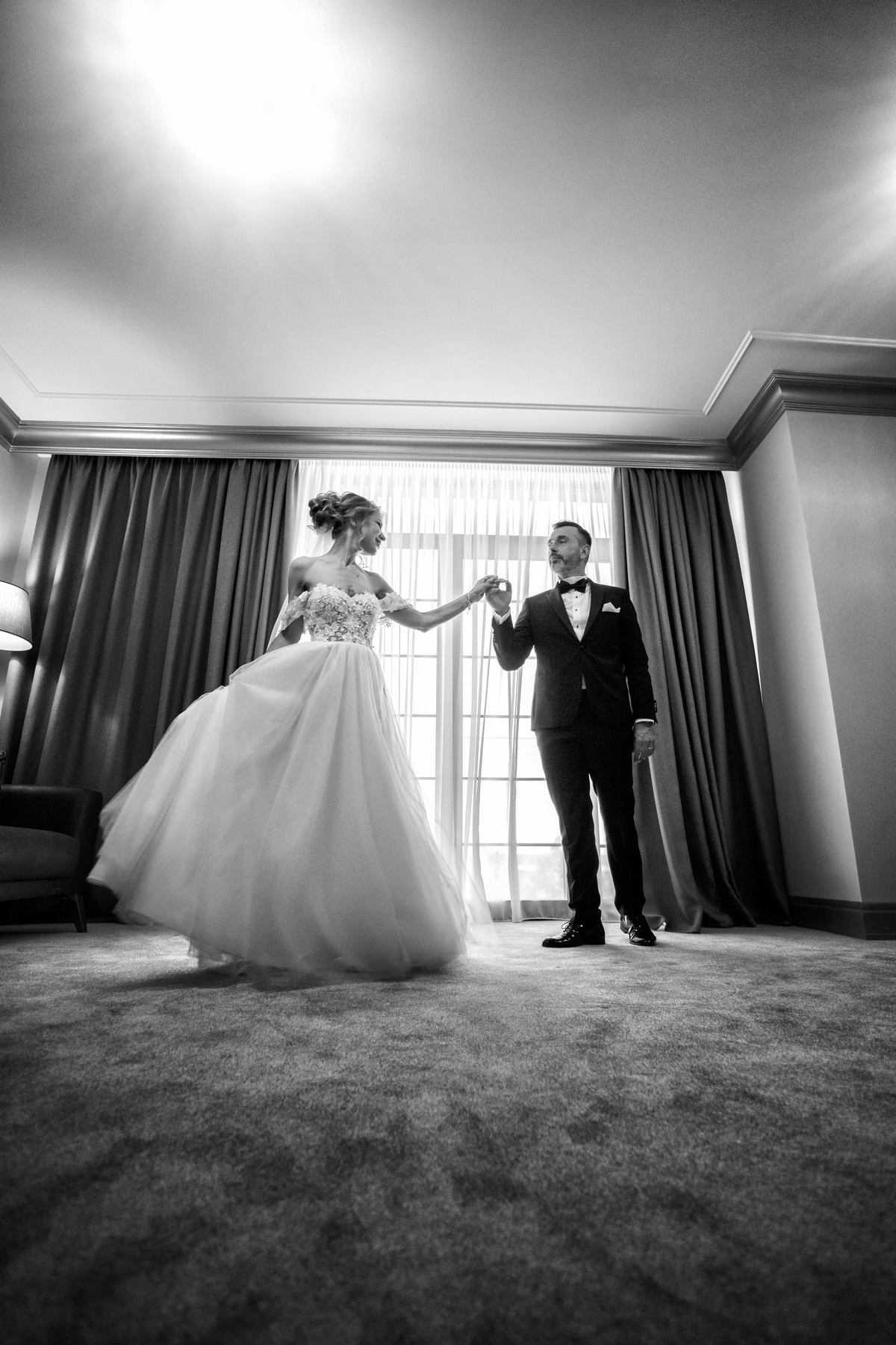 Un ensayo antes del baile de los novios