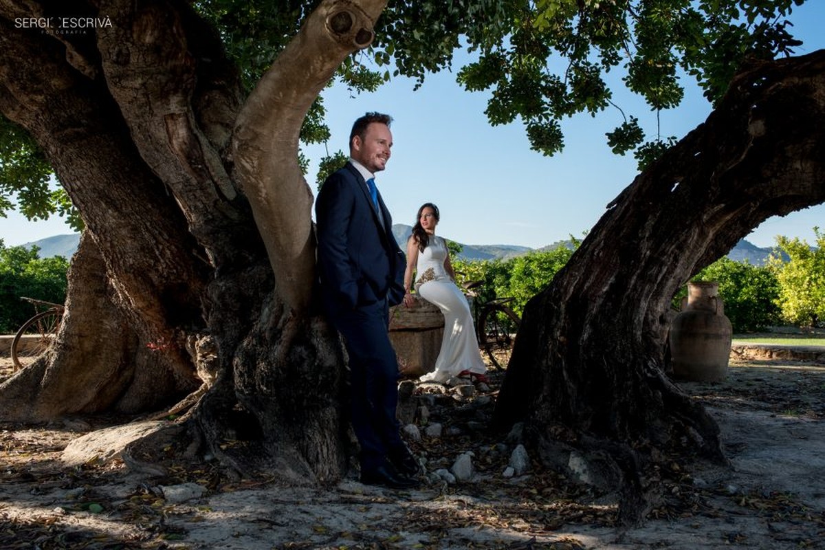 Fotos originales de Postboda. Luis y Anna en Casa Benigalip