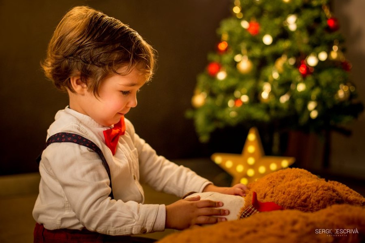 Fotos de niños para Navidad