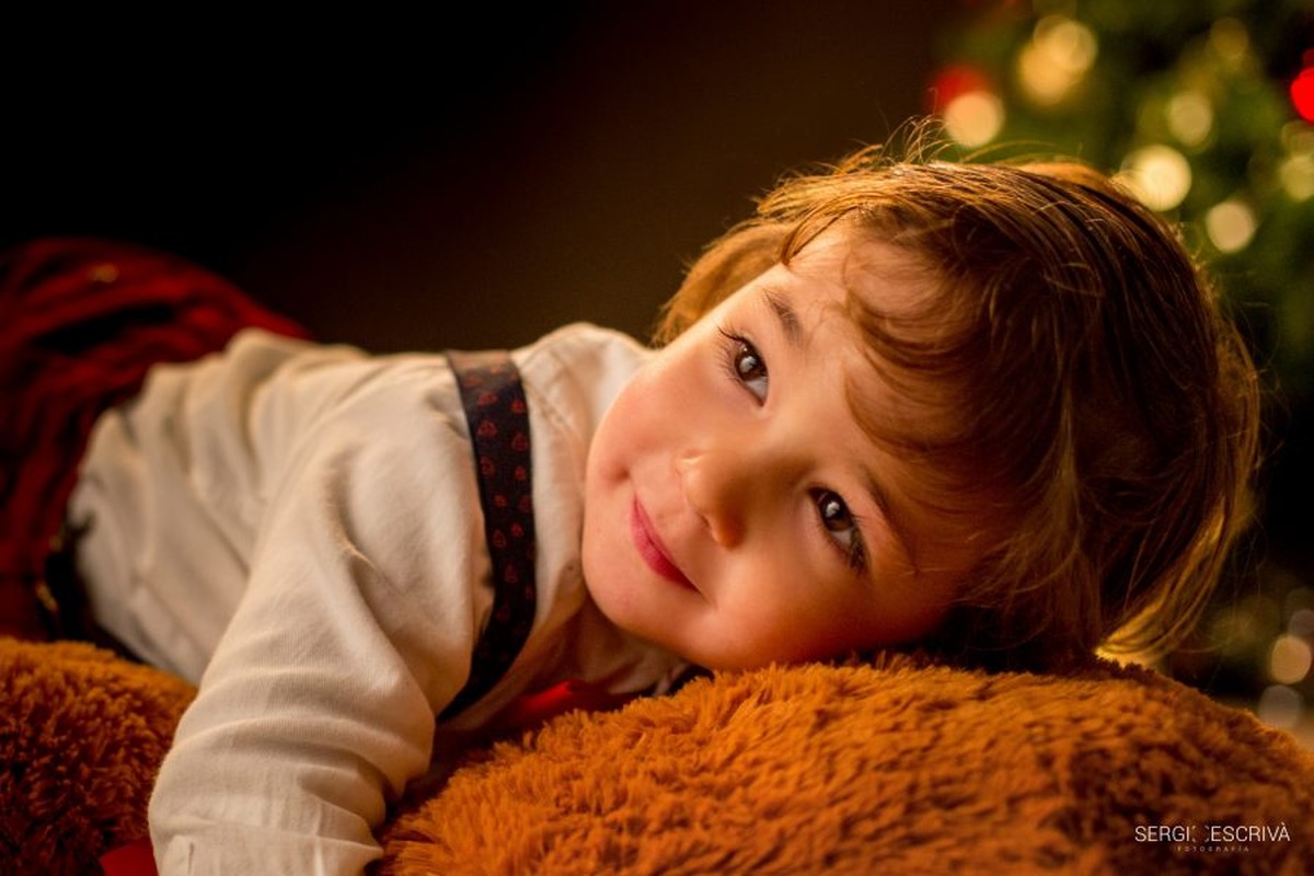 Fotos de niños para Navidad