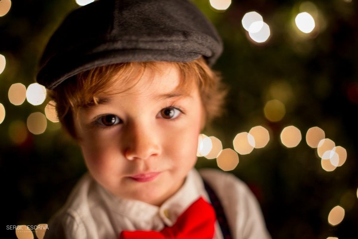 Fotos de niños para Navidad
