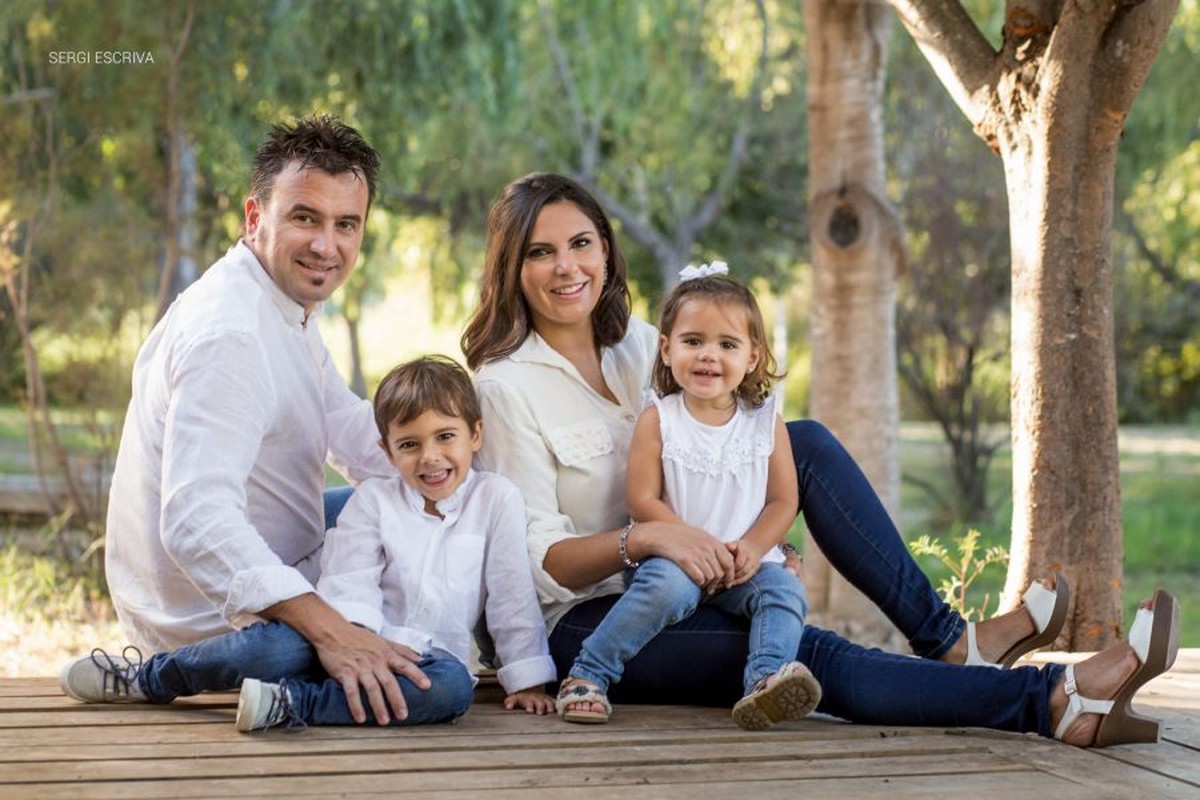 Fotos de familia. Xavi y Julia