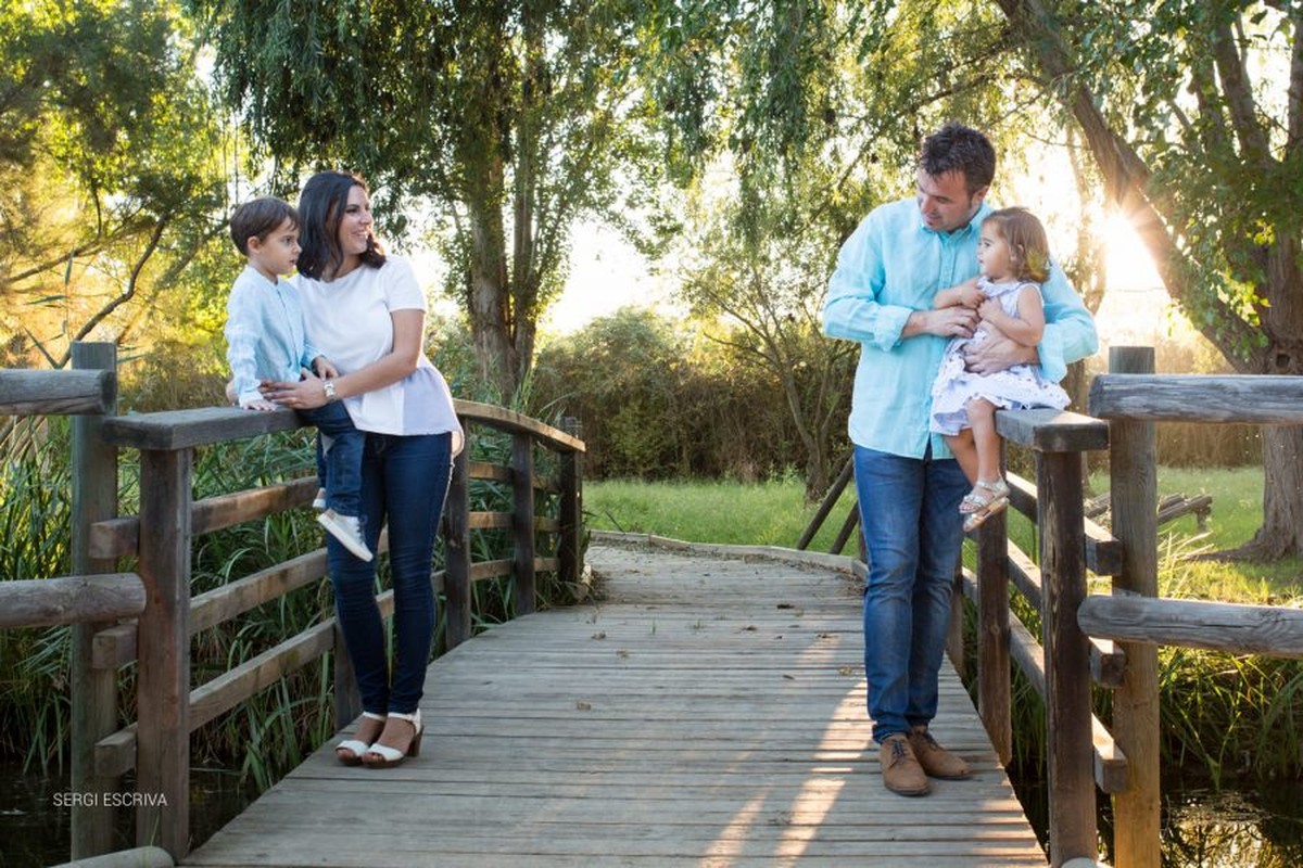Fotos de familia. Xavi y Julia