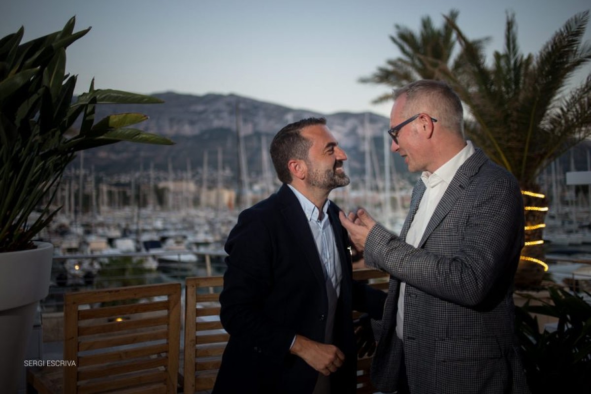 Boda en Denia, Hotel les Rotes, Peter & Jorge, England + Spain