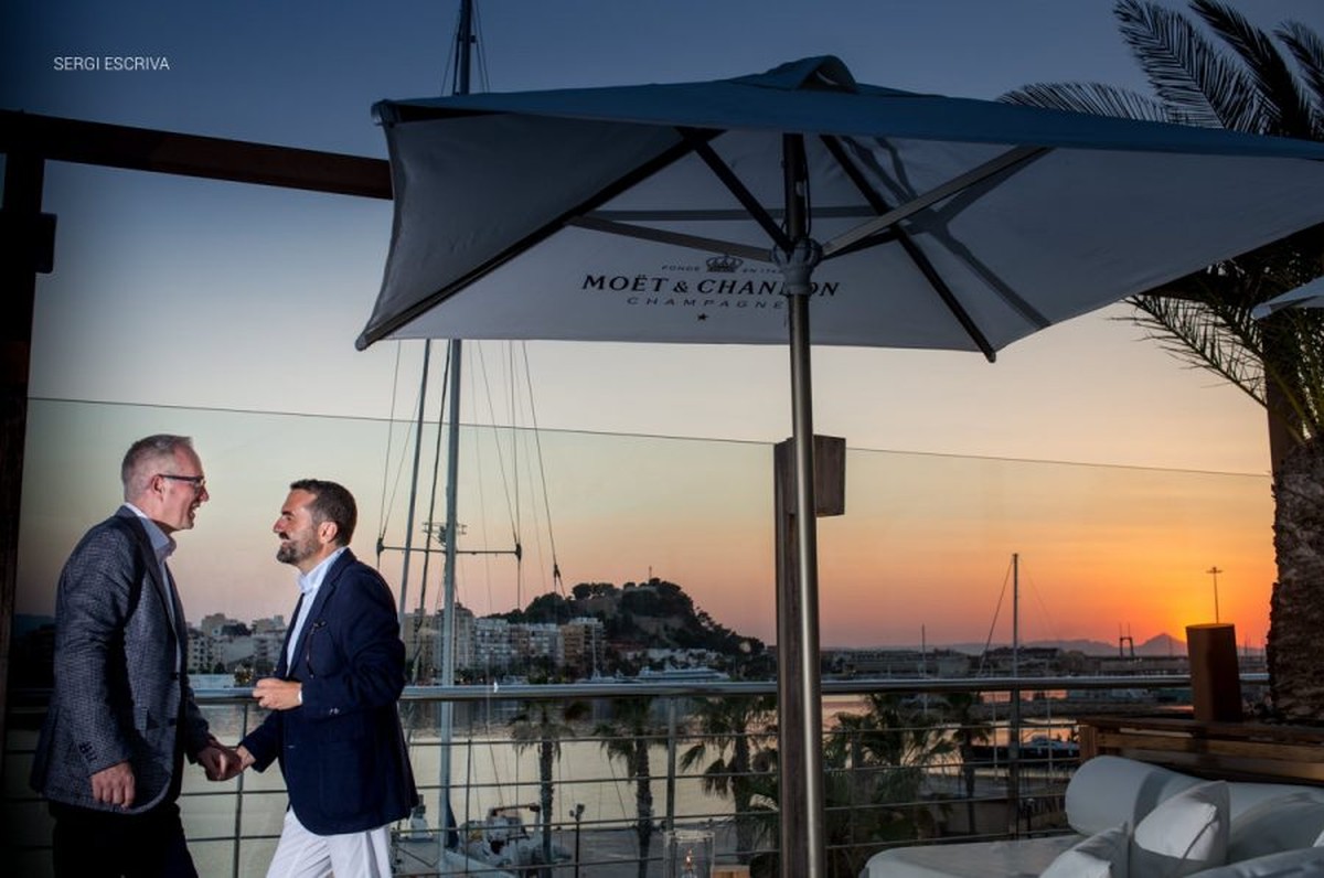 Boda en Denia, Hotel les Rotes, Peter & Jorge, England + Spain