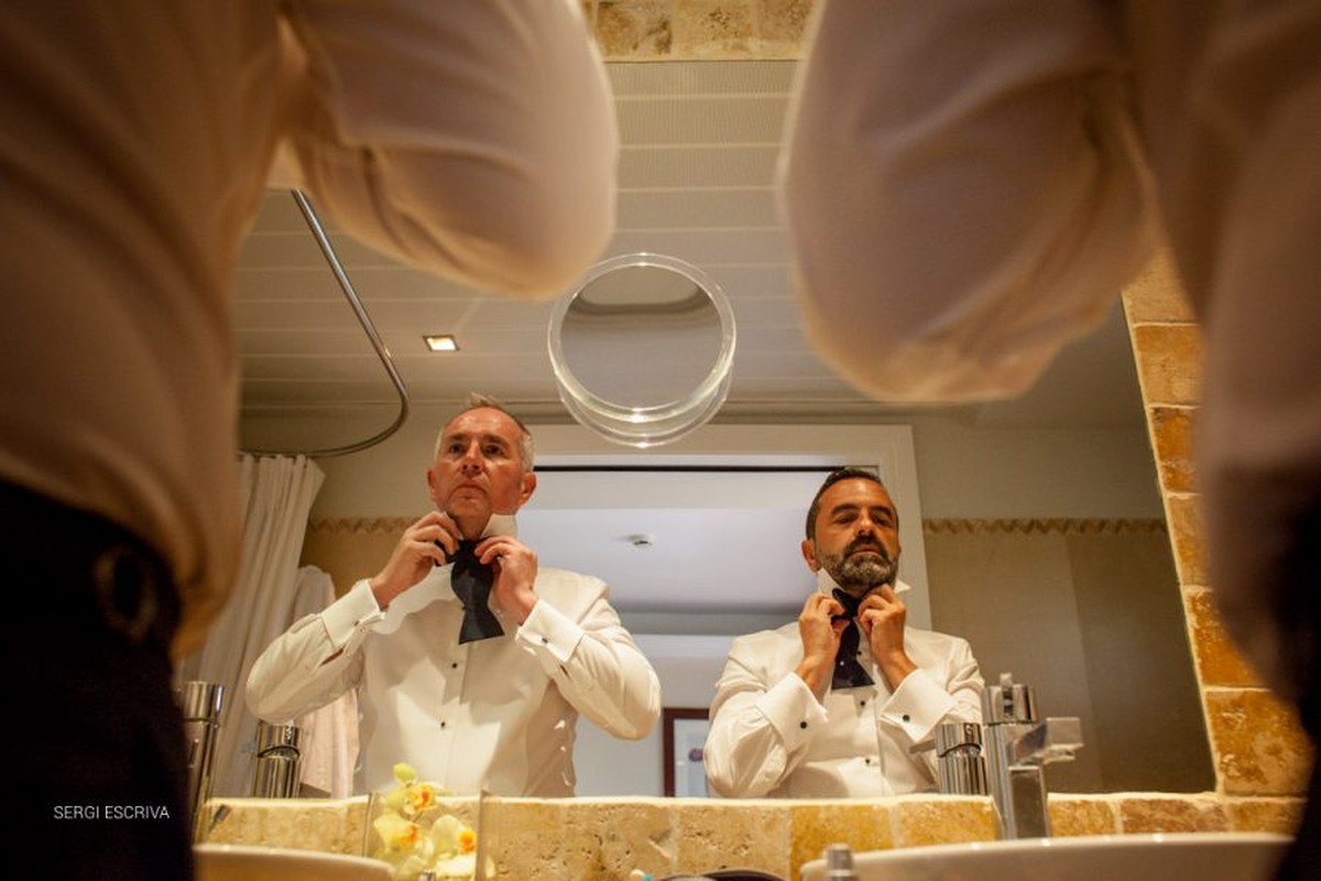 Boda en Denia, Hotel les Rotes, Peter & Jorge, England + Spain