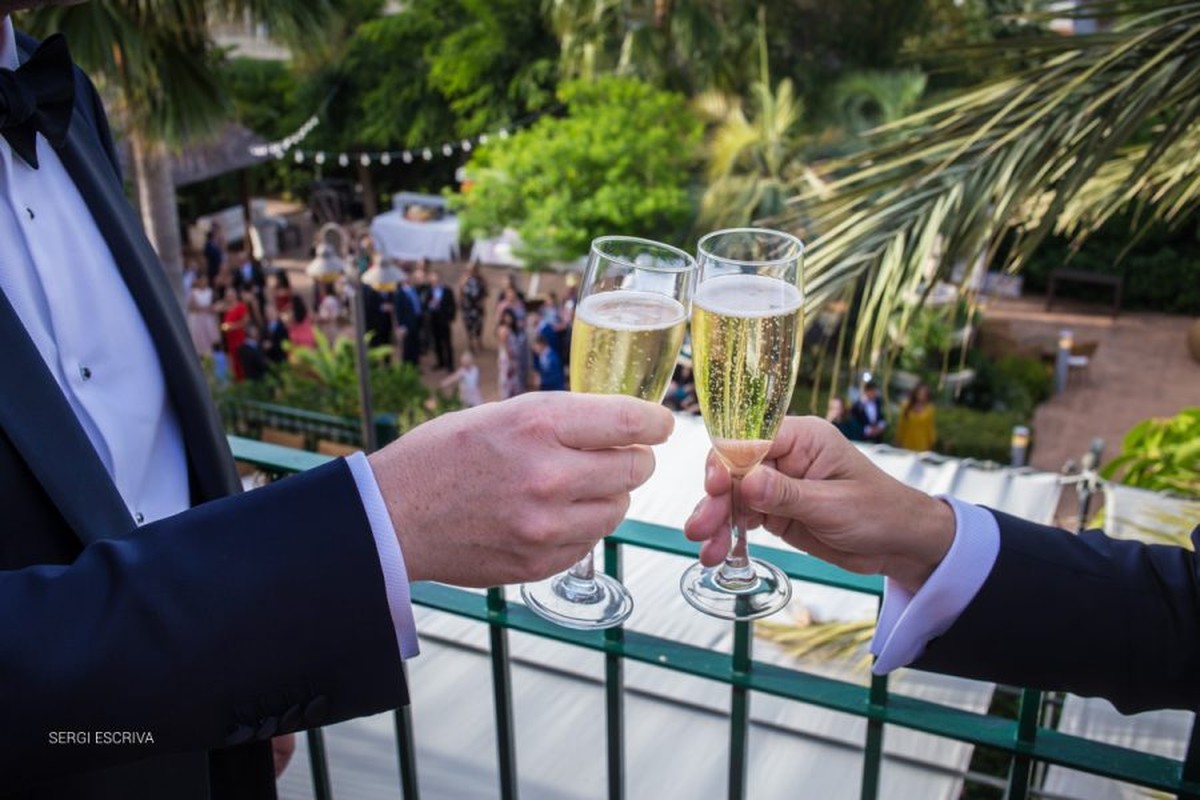 Boda en Denia, Hotel les Rotes, Peter & Jorge, England + Spain