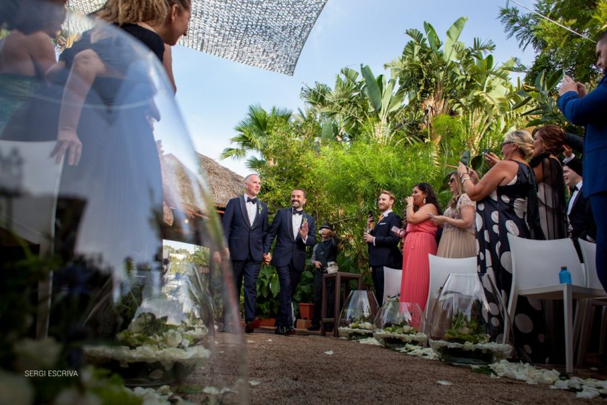 Boda en Denia, Hotel les Rotes, Peter & Jorge, England + Spain