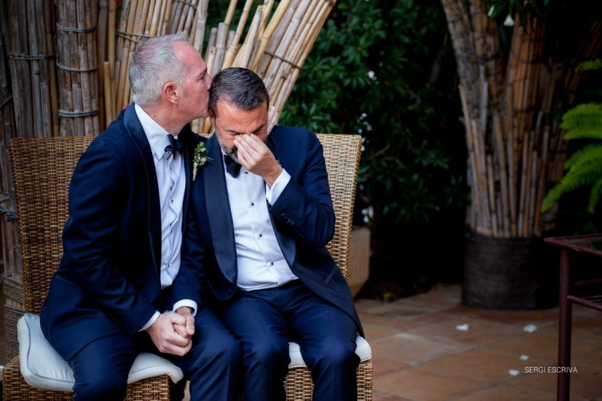 Boda en Denia, Hotel les Rotes, Peter & Jorge, England + Spain