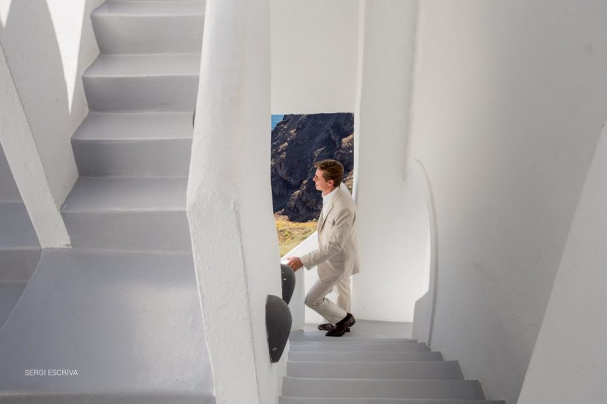 Boda en Santorini. Grecia. Camila e Andrey