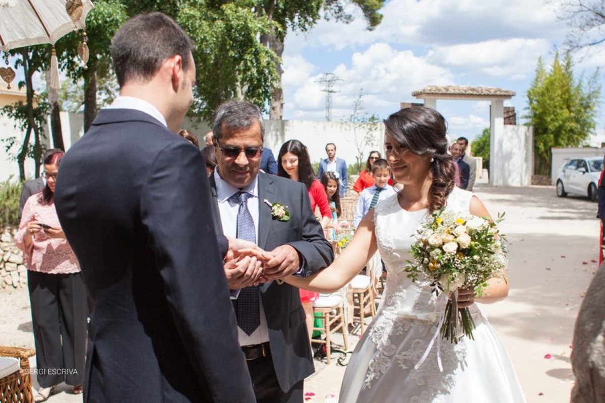Boda de día en el Molí Nou, La Safor, Valencia. Hanane y Pablo