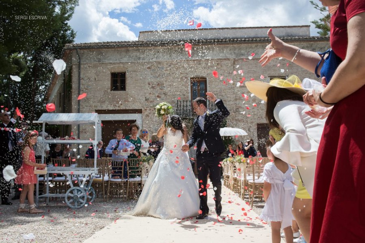 Boda de día en el Molí Nou, La Safor, Valencia. Hanane y Pablo