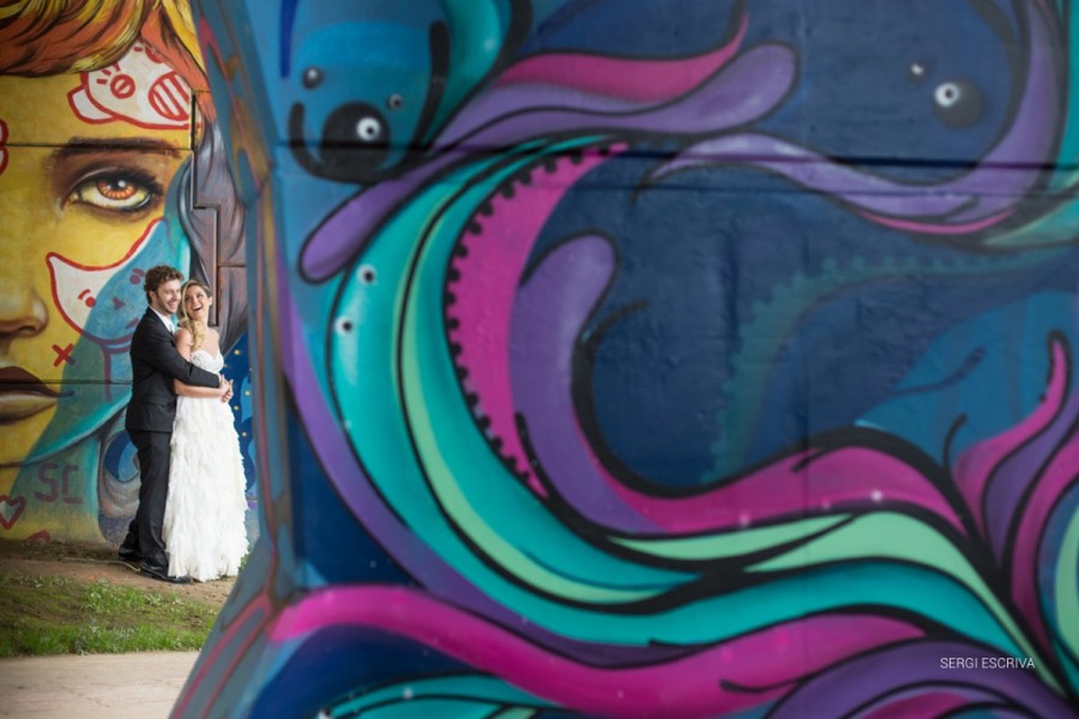 Postboda original. Filipe y Rafaella