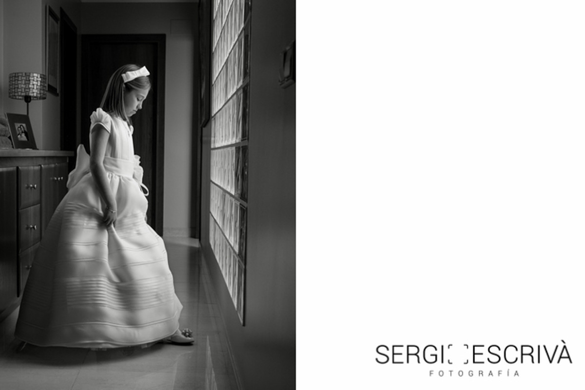 María y sus fotos de Comunión