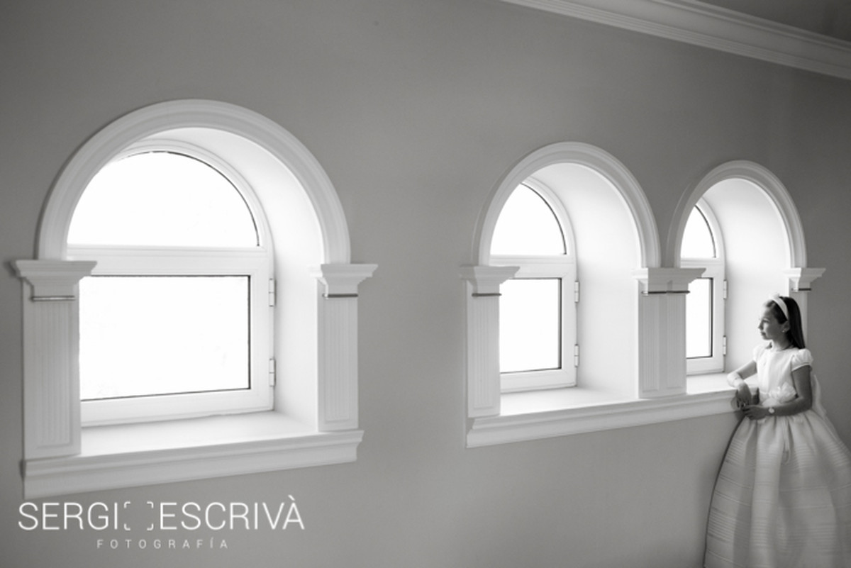 María y sus fotos de Comunión