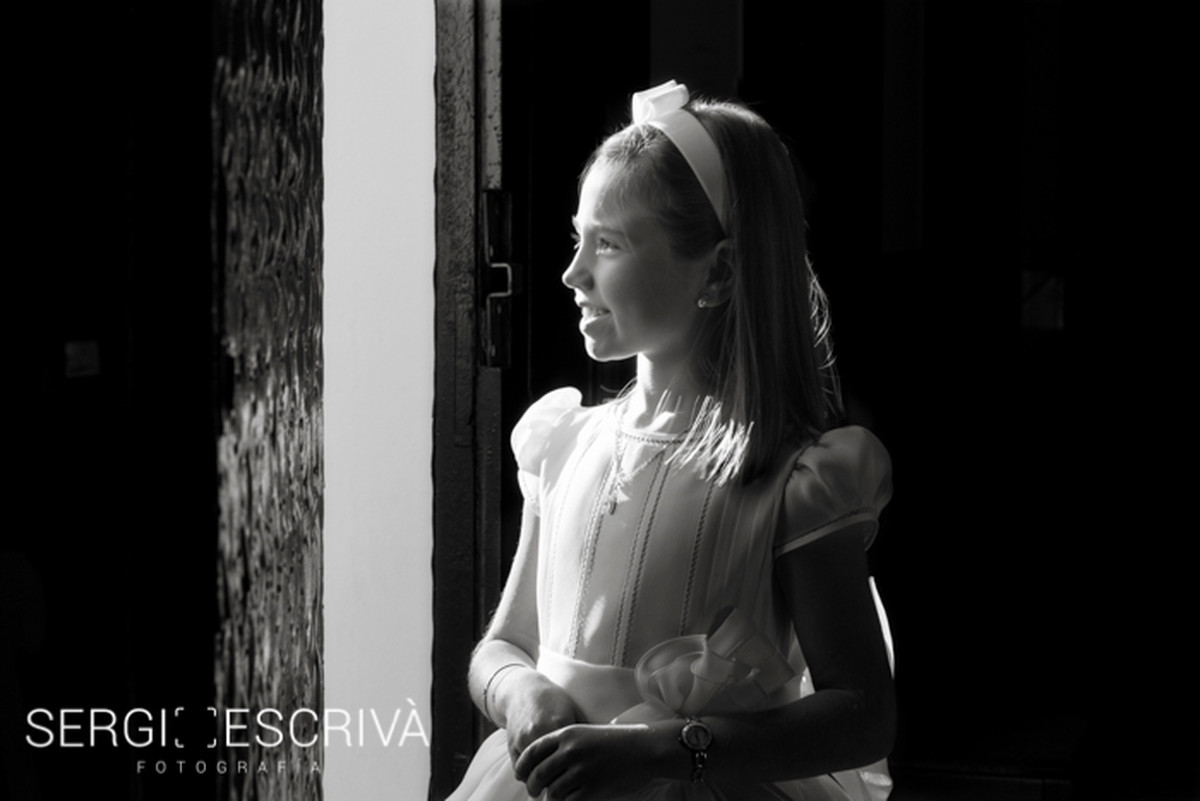 María y sus fotos de Comunión