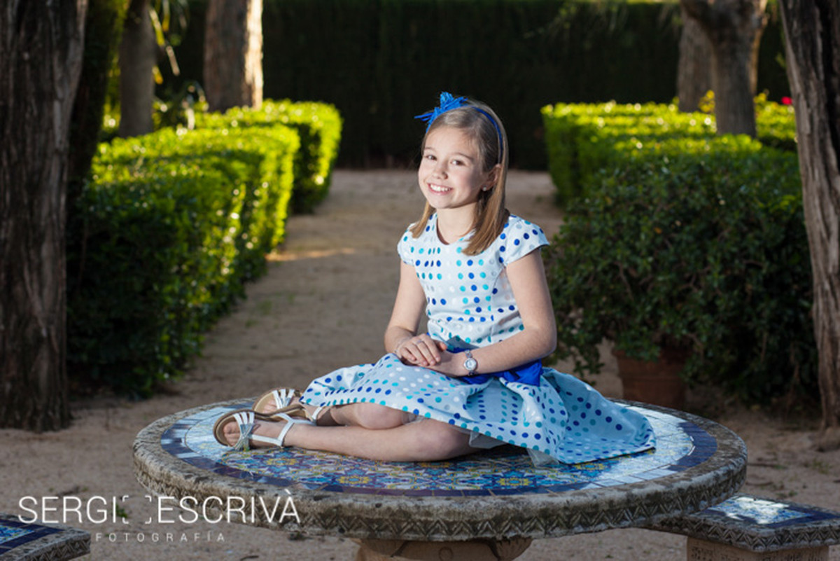 María y sus fotos de Comunión