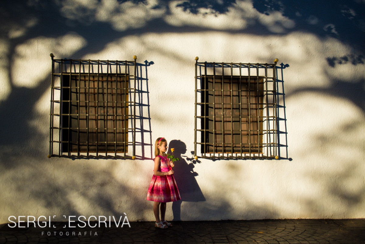 María y sus fotos de Comunión