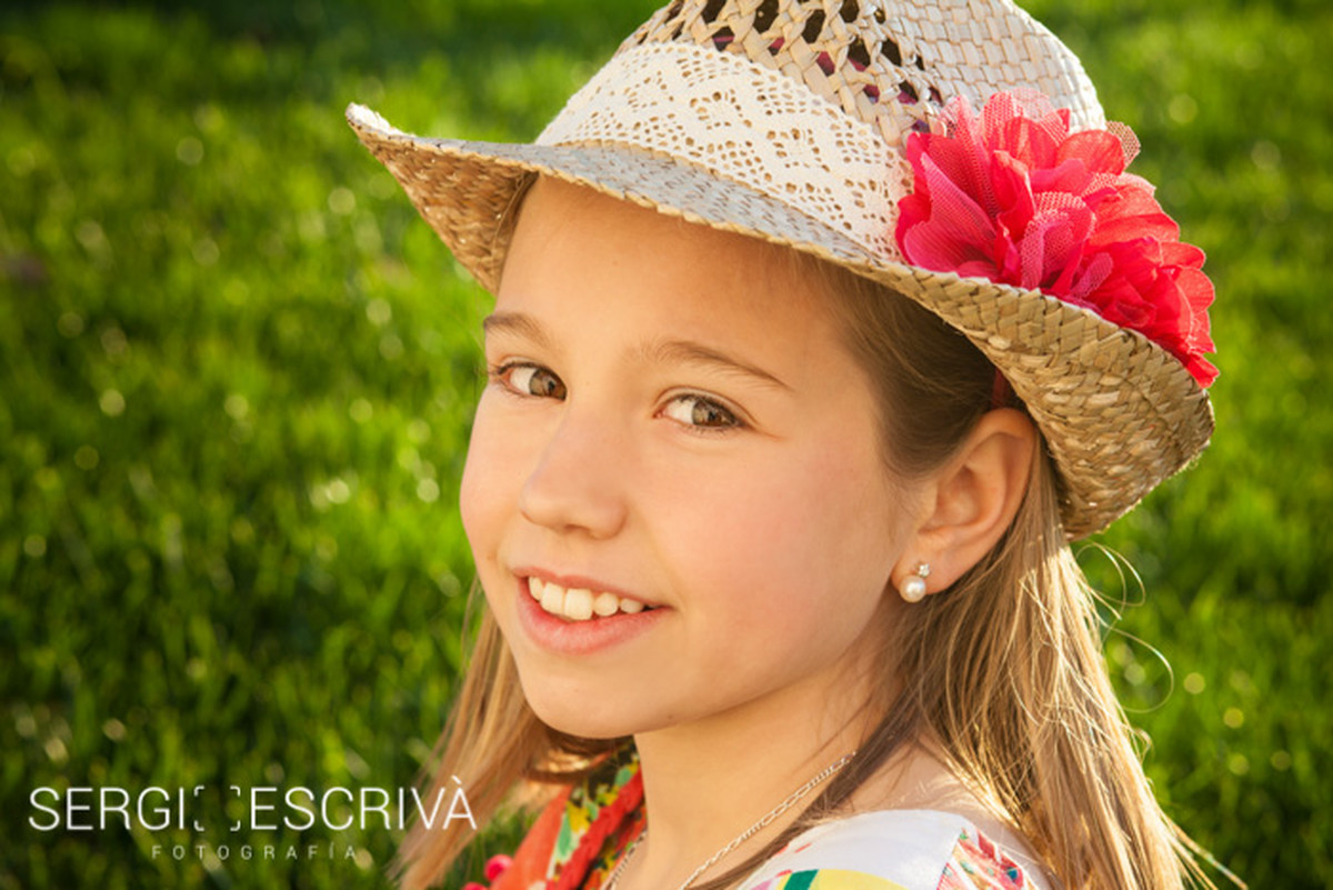 María y sus fotos de Comunión