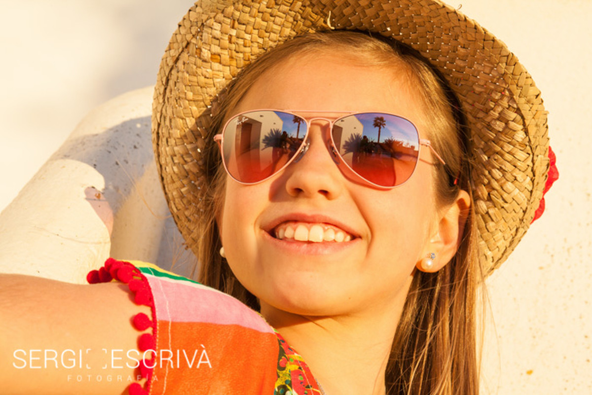 María y sus fotos de Comunión