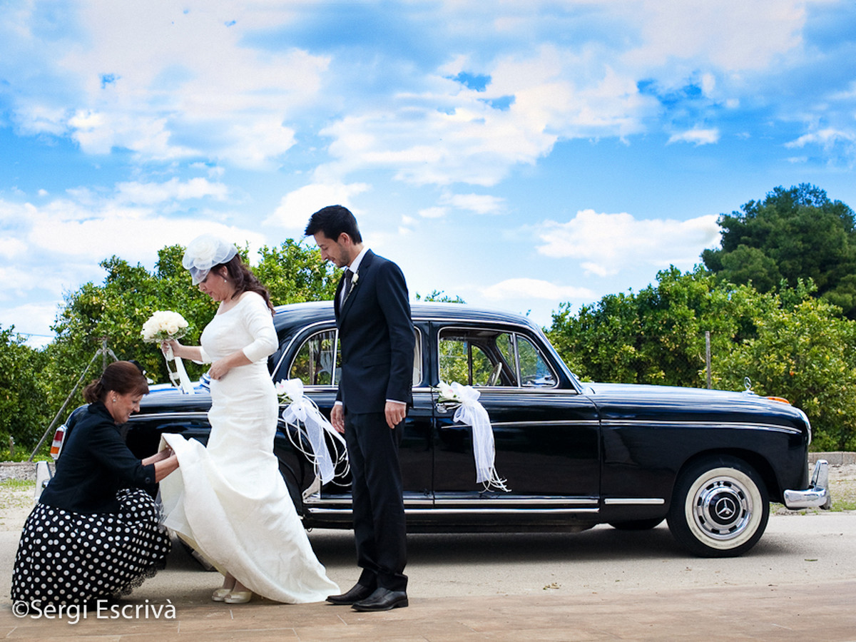 La llegada de la novia