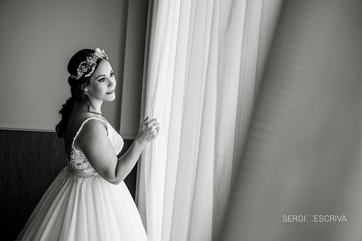 Retrato de novia en Hotel Cibeles