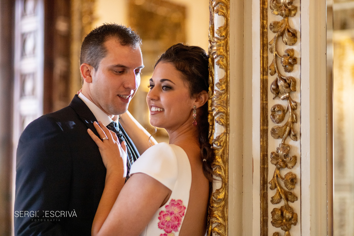 Postboda en el Palacio Ducal de Gandia