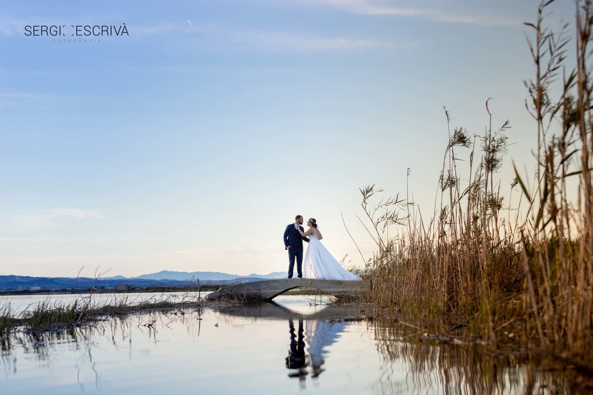Postboda en la Albufera de Valencia