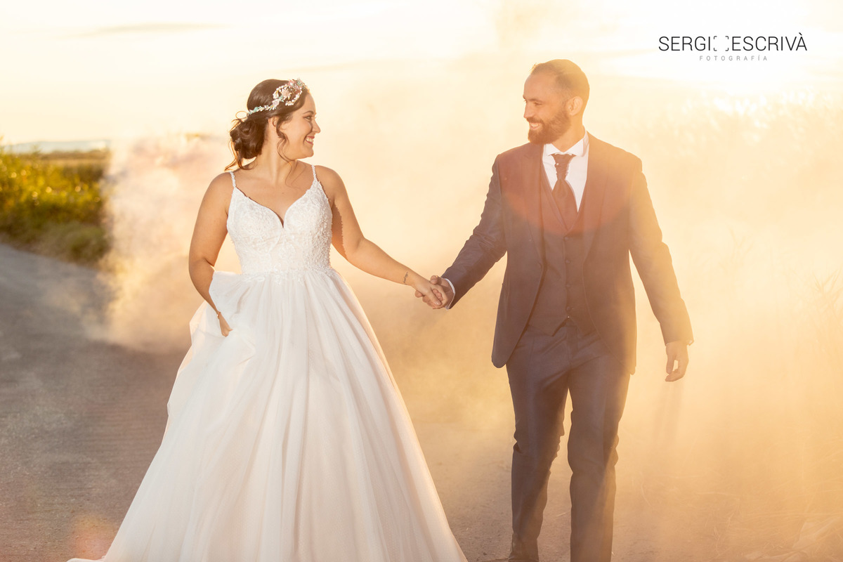 Postboda en la Albufera de Valencia