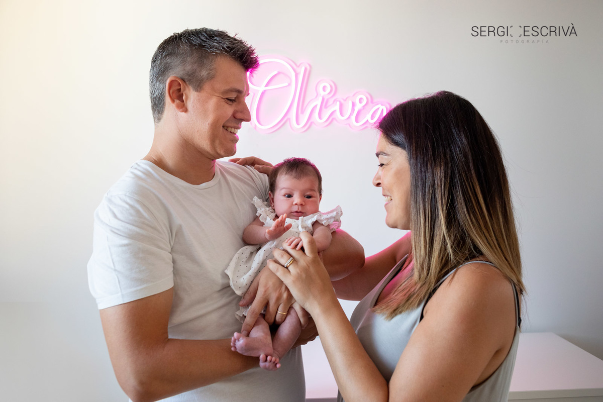 Olivia recién nacida