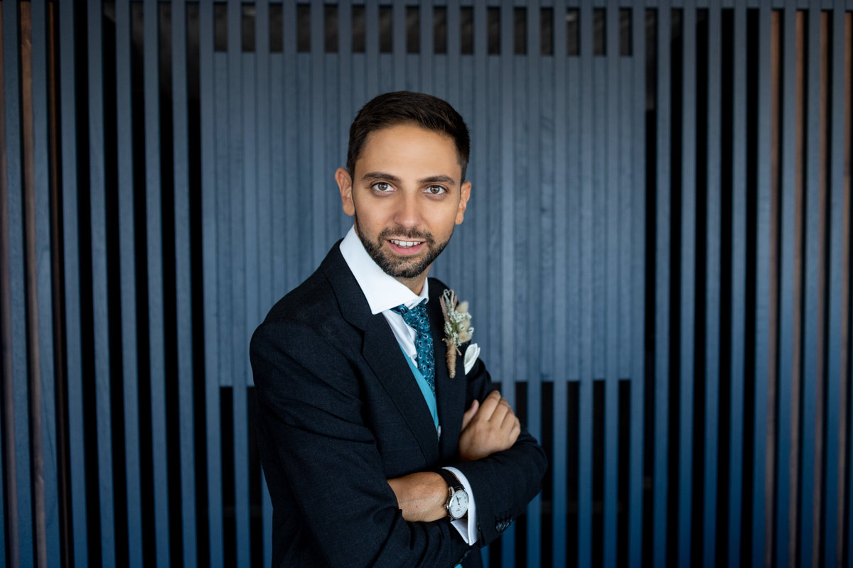 Boda en el Hotel Senator
Traje del novio Antonio Faus