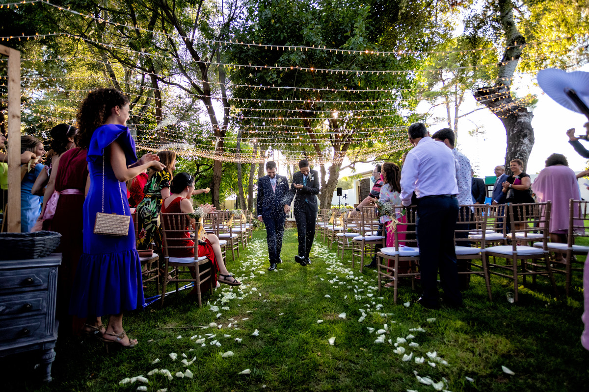 Boda en el jardín