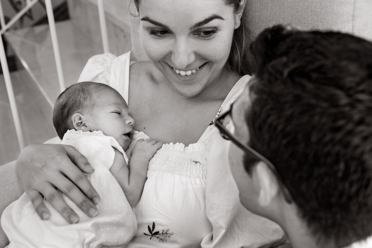 Fotos de recién nacido en casa