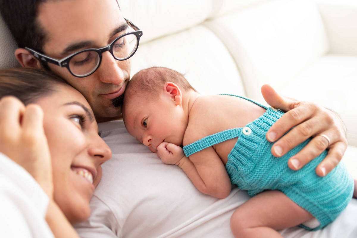 Fotos de recién nacido en casa