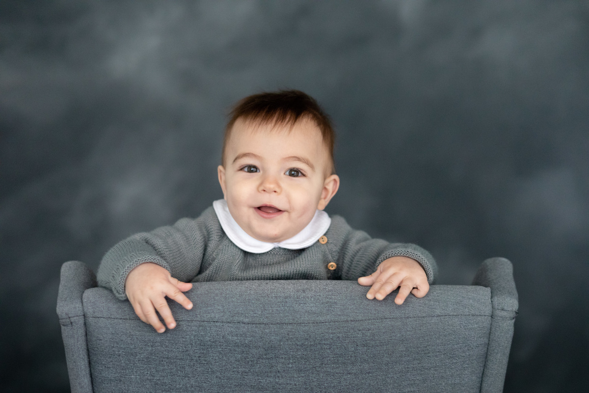 Fotos de estudio de bebe de 6 meses