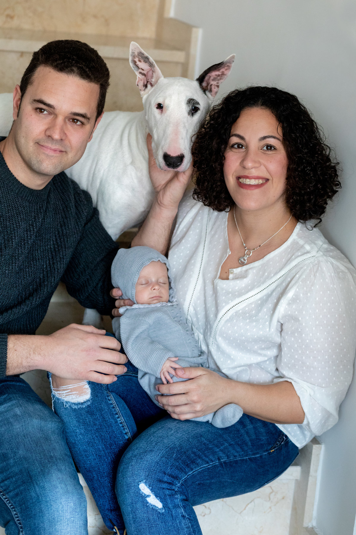 Fotos de familia con niño y perro