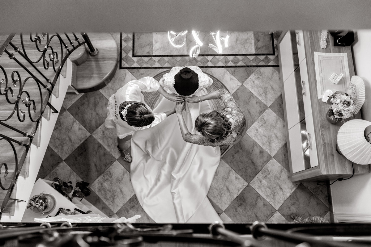 Preparativos de novia