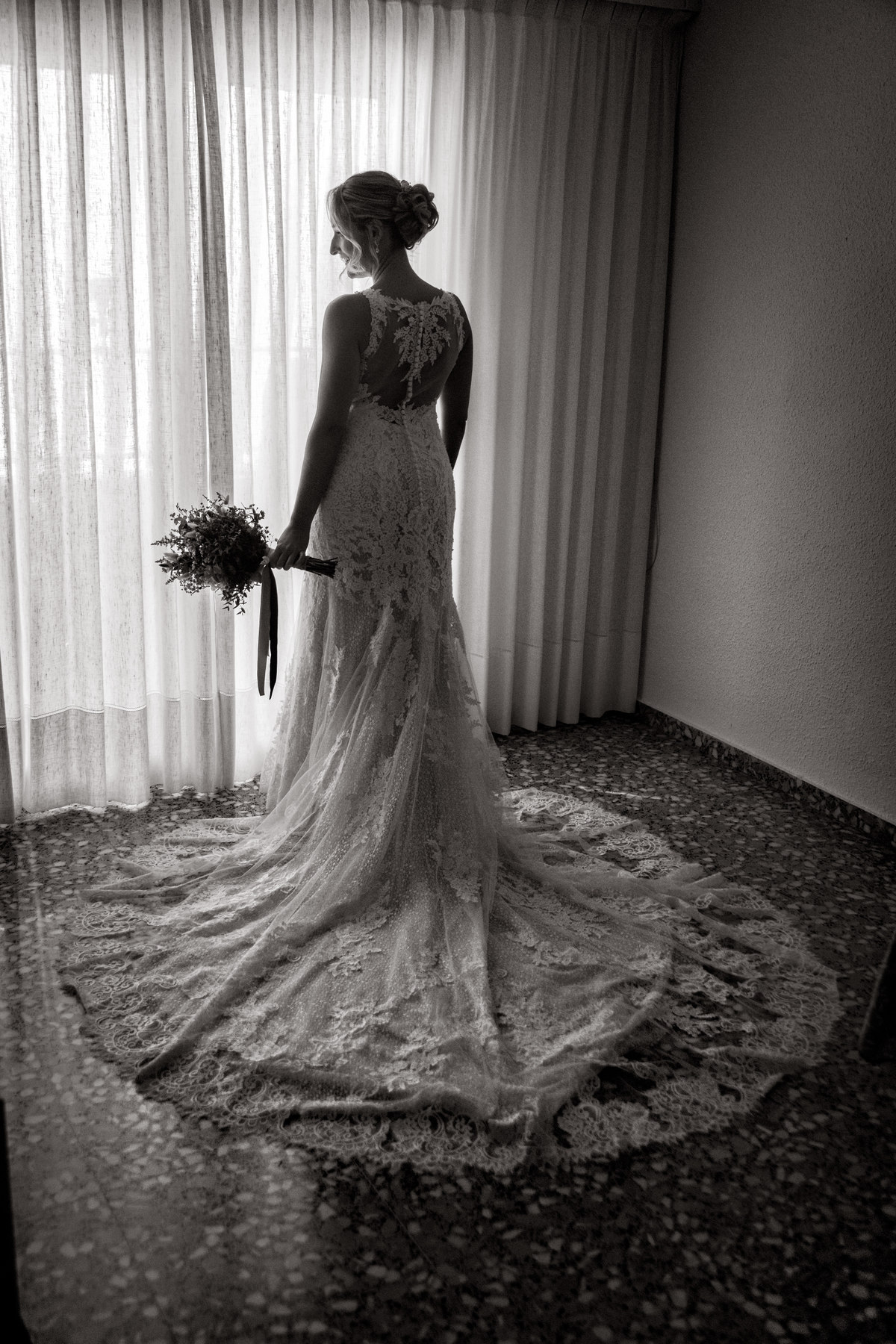 Retrato novia
Vestido de novia Rosa Clará