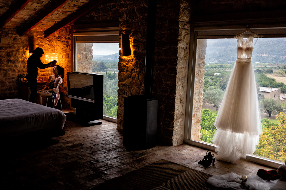 Preparativos novia
Vestido de novia Rosa Clará