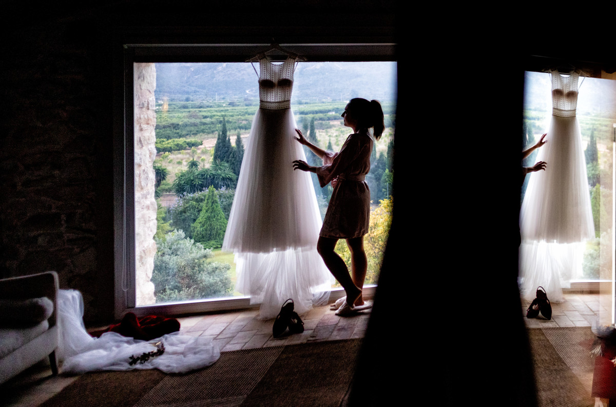 Preparativos novia
Vestido de novia Rosa Clará
