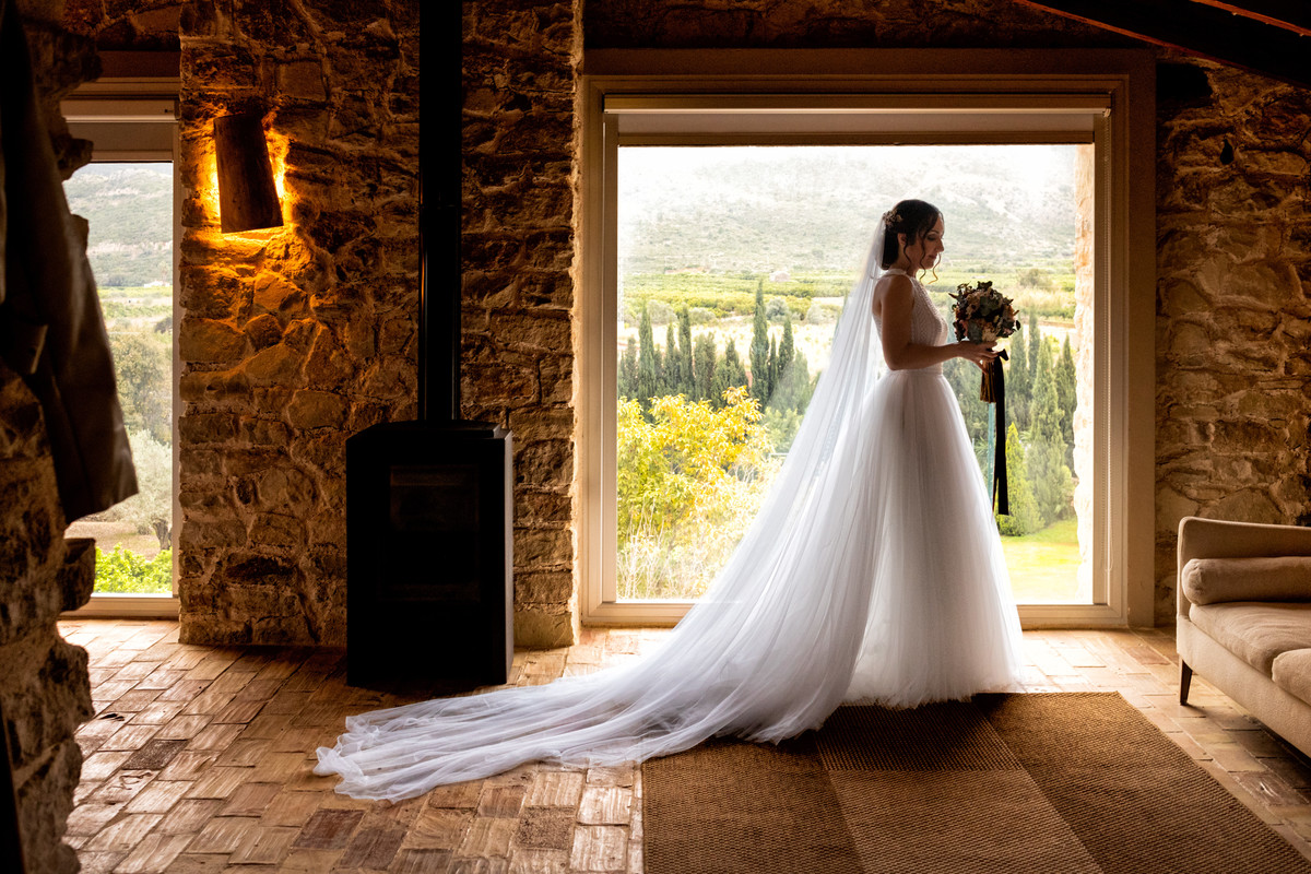 Retrato novia
Vestido de novia Rosa Clará